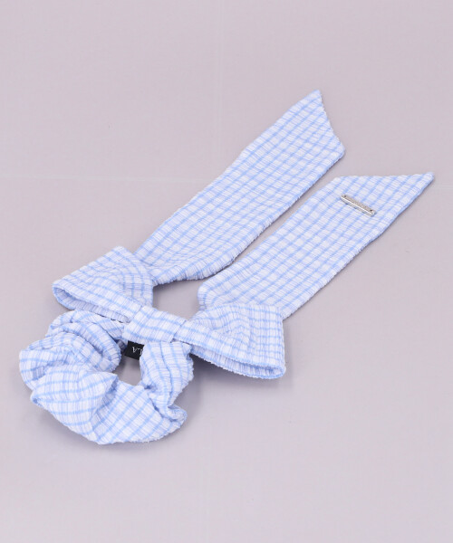 HK SHYU RIBBON WHITE x BLUE ONESIZE